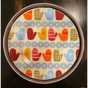 🇺🇦 COPY Set Of 4 Desert Plates With Mitten Ornament New In Box Art To Wear